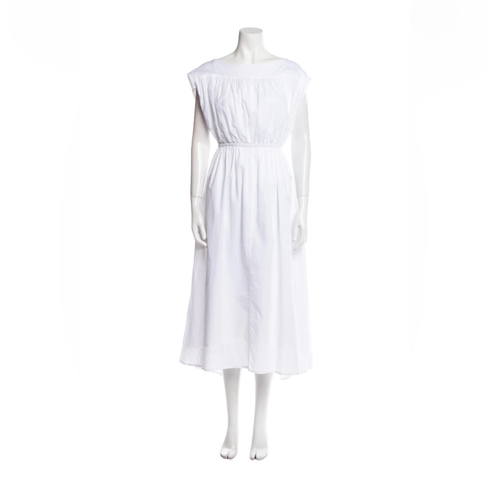 Toteme White Midi Dress - Picture 10 of 12
